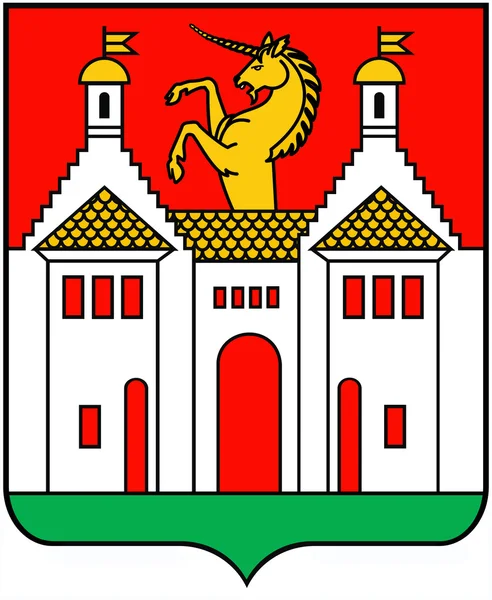 Herb Zaleszczyki. Ukraina — Zdjęcie stockowe