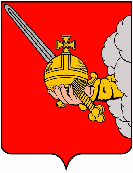 Escudo de la ciudad de Vologda Región de Vologda, Rusia , — Foto de Stock