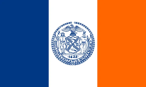 New York City'de bayrağı. ABD — Stok fotoğraf
