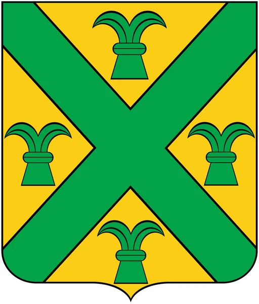 Salies 市杜萨拉特的徽章。法国 — 图库照片