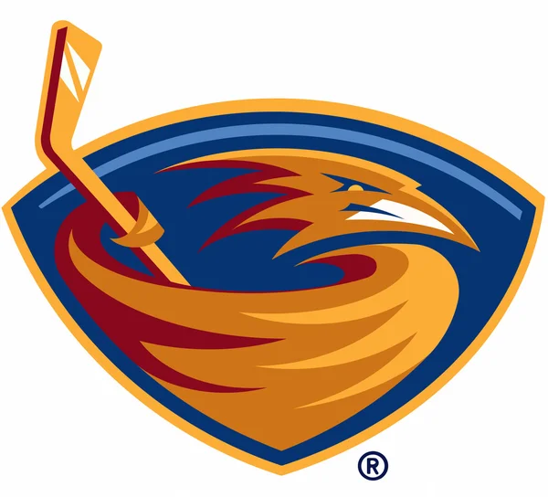 El logo del club de hockey "Atlanta Thrashers" (1999-2011 ) —  Fotos de Stock