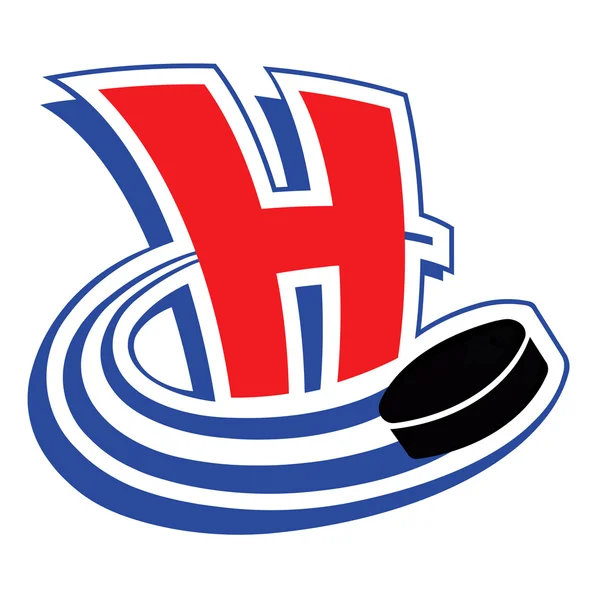 曲棍球俱乐部"西伯利亚"的 logo。 g.Novosibirsk. — 图库照片