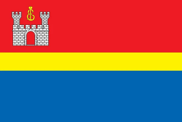 Bandeira do oblast de Kaliningrado. Rússia — Fotografia de Stock