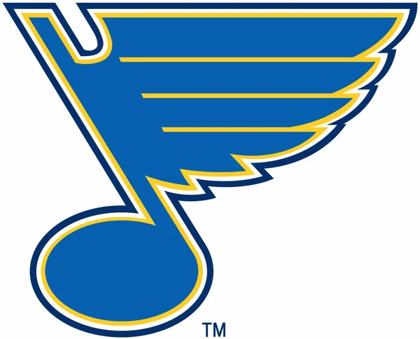 Логотип хоккейного клуба "Сент-Луис Блюз". США — стоковое фото