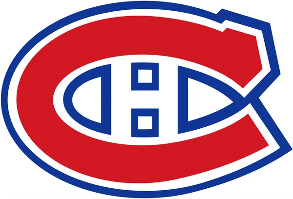 Логотип хоккейного клуба "Монреаль Канадиенс". Канада Лицензионные Стоковые Изображения