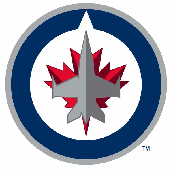 Logotypen för hockey club "Winnipeg Jets". Kanada — Stockfoto