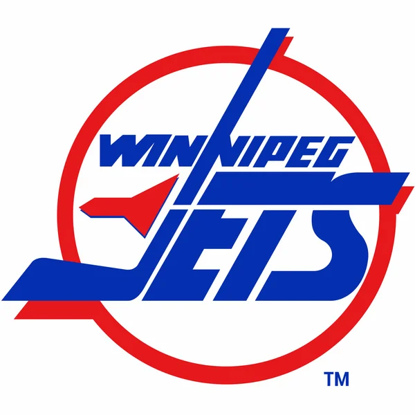 Das Logo des Eishockeyclubs "winnipeg jets". Kanada — Stockfoto