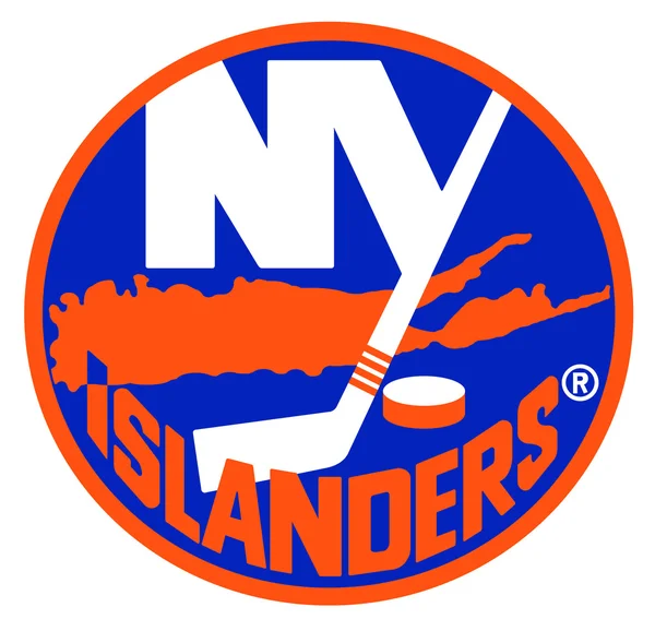 O logotipo do clube de hóquei "New York Islanders". Estados Unidos — Fotografia de Stock