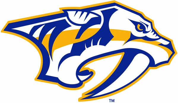 Logo hokejového klubu "Nashville Predators". Spojené státy americké — Stock fotografie