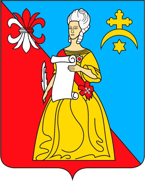 Escudo de Kremyonki, óblast de Kaluga. Región de Kaluga. Rusia — Foto de Stock