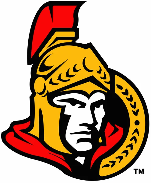 Das logo des hockeyklubs, "ottawa senators". Kanada — Stockfoto
