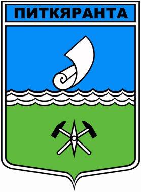 Pitkranta şehir 1990 Karelya arması