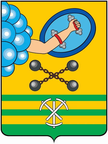 Coat of arms of the city of Petrozavodsk. Karelia — Stock Photo, Image