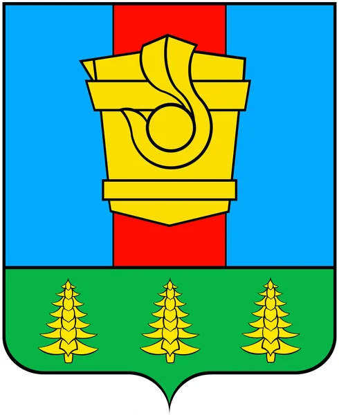 Herb Gurevsk. W regionie Kemerowo — Zdjęcie stockowe