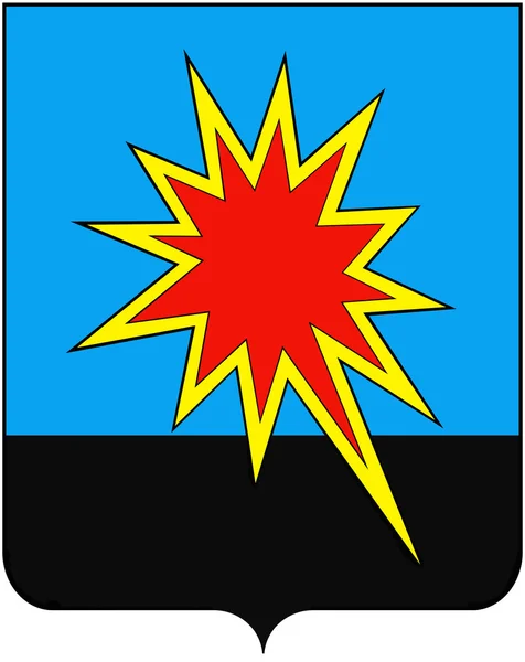 Escudo de armas de la ciudad de Kaltan. Región de Kemerovo —  Fotos de Stock