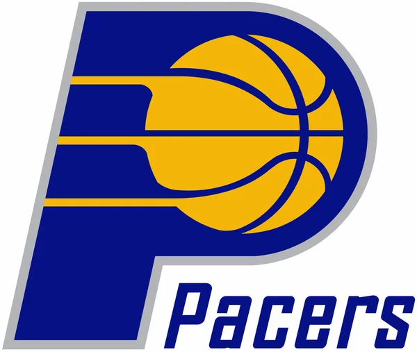 Het embleem van de basketbalclub "Indiana Pacers". Verenigde Staten — Stockfoto