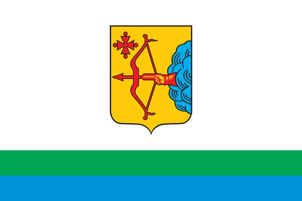 Bandiera della regione di Kirov. Russia — Foto Stock