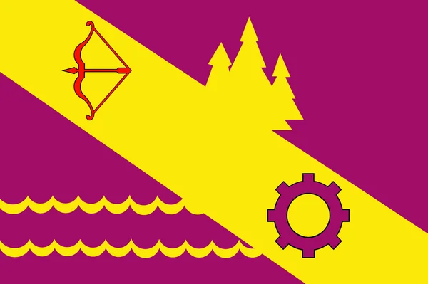 Флаг Вятских Полян. Кировская область — стоковое фото