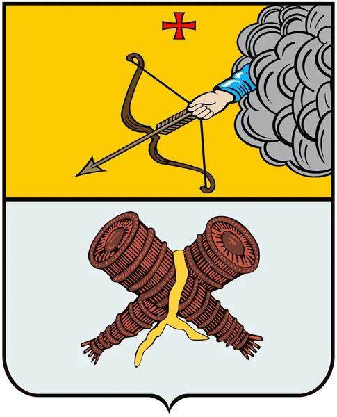 Escudo de la ciudad de Sloboda 1781 Kirov region — Foto de Stock
