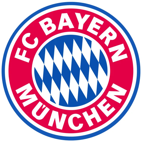 Das Emblem des FC Bayern. München. Deutschland. — Stockfoto