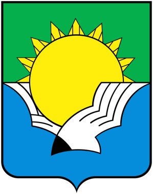 Volgorechensk şehrin arması. Kostroma bölge