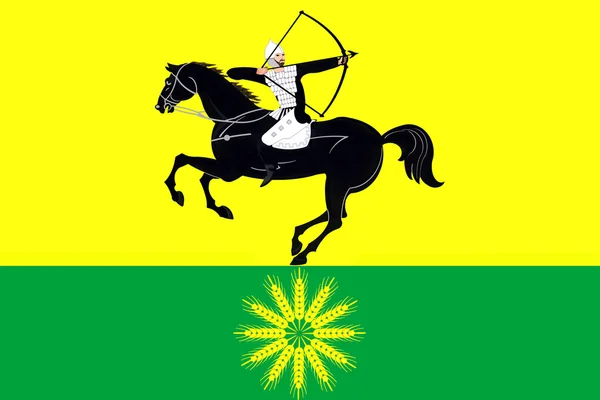 Σημαία προπονητής της επαρχίας. Περιοχή: Κρασνοντάρ — Φωτογραφία Αρχείου