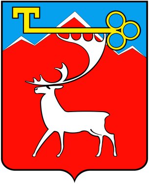 Kent içi Talnakh (Norilsk arması)