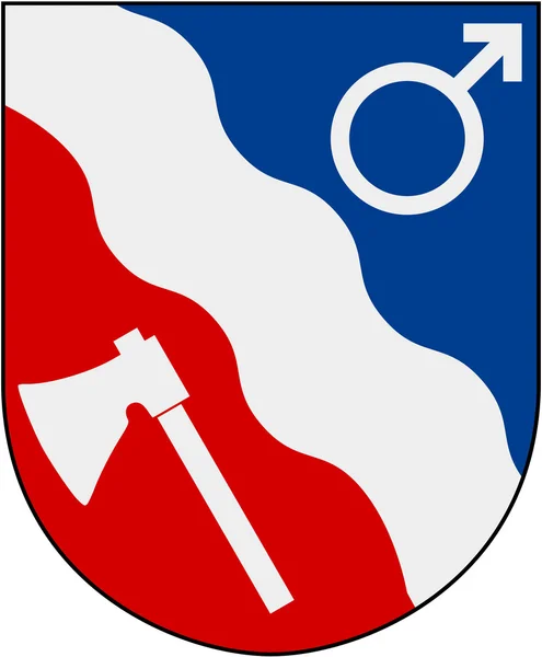 Wapenschild van de stad van Borlnge. Zweden — Stockfoto