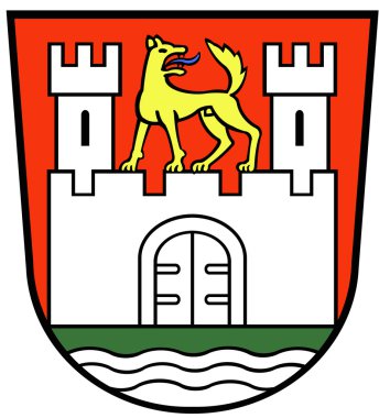 Wolfsburg bayrağı. Almanya