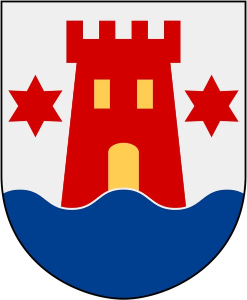 Wappen der Stadt Kalmar. Schweden — Stockfoto