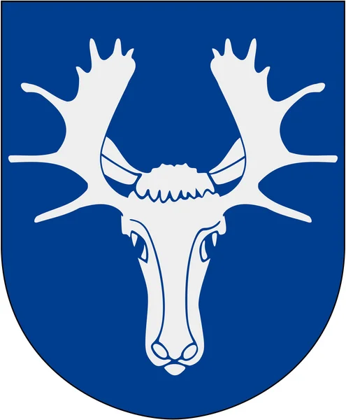 Brasão de armas da cidade de Ostersund. Suécia — Fotografia de Stock