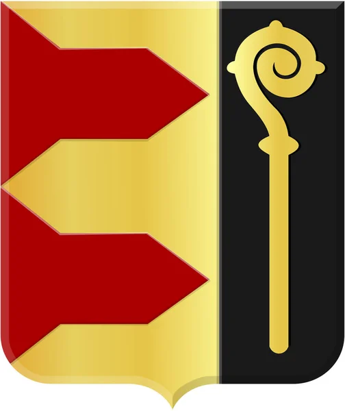 Wappen Der Gemeinde Boveshen Belgien — Stockfoto