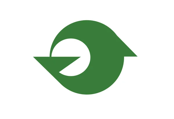 Taiji Falu Zászlója Wakayama Prefektúra Japán — Stock Fotó