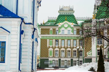 Tambov İlahiyat Fakültesi. Pazar Okulu. Tanrı 'nın Annesi Kazan Manastırı. Tambov. Rusya Mart 2021 