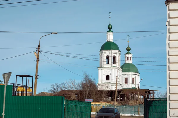 Chiesa Della Trinità Vivificante Zaraysk Regione Mosca Russia Marzo 2021 — Foto Stock