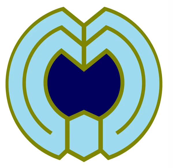 Wappen Der Stadt Minamata Präfektur Kumamoto Japan — Stockfoto