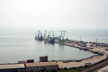 The city of Korsakov. Sakhalin Region Russia. July 2021 