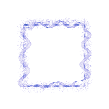 blue color abstract Glitter Square Frame for copy space