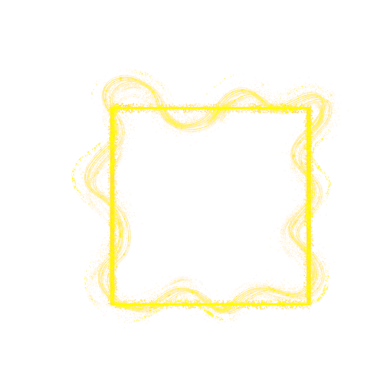 yellow color abstract Glitter Square Frame for copy space
