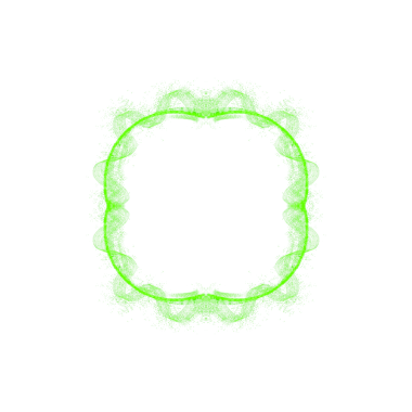 green color abstract Glitter Square Frame for copy space