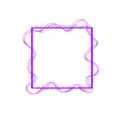 purple color abstract Glitter Square Frame for copy space