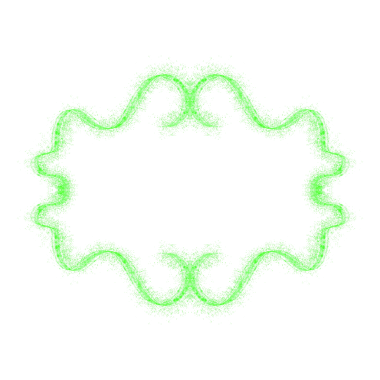 green Ornamental Frame for copy space text 