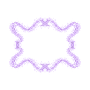 purple Ornamental Frame with glitters for copy space text 