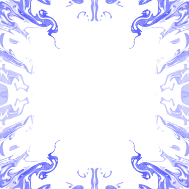 Soyut Mavi Mürekkep Sıçrama Çerçeve Kenarlığı