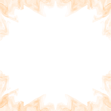 Soyut Ateşli Turuncu Suluboya Çerçeve Kenarlığı