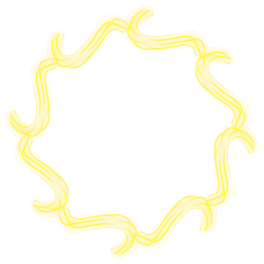 Sarı Parlak Dekoratif Çerçeve