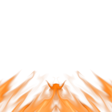 Soyut Turuncu Duman Akış Efekti Örtüsü