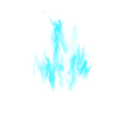 Cyan Mürekkep Duman Akışı