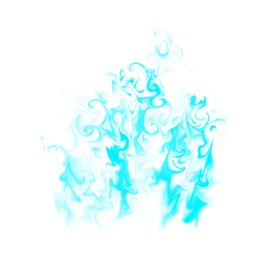 Cyan Mürekkep Duman Akışı