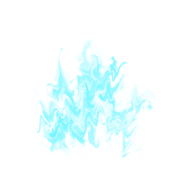 Cyan Mürekkep Duman Akışı